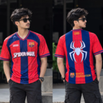 FC Barcelona x Spider-Man Special Edition Concept Jersey – Oversized Drop-Shoulder Edition
